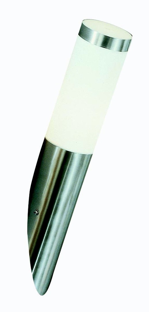 STENSKA VRTNA SVETILKA BOSTON 1XE27 OPAL / INOX