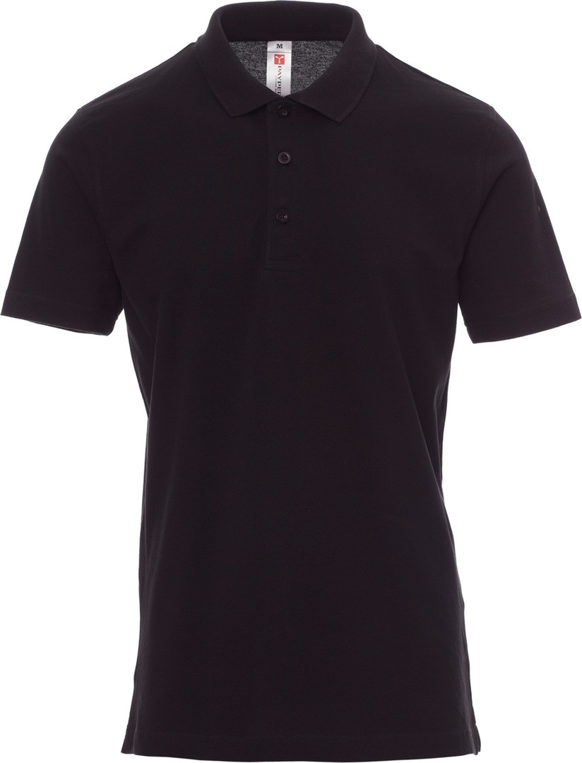 MAJICA KRATKI ROKAV PAYPER ROME ČRNA XL POLO