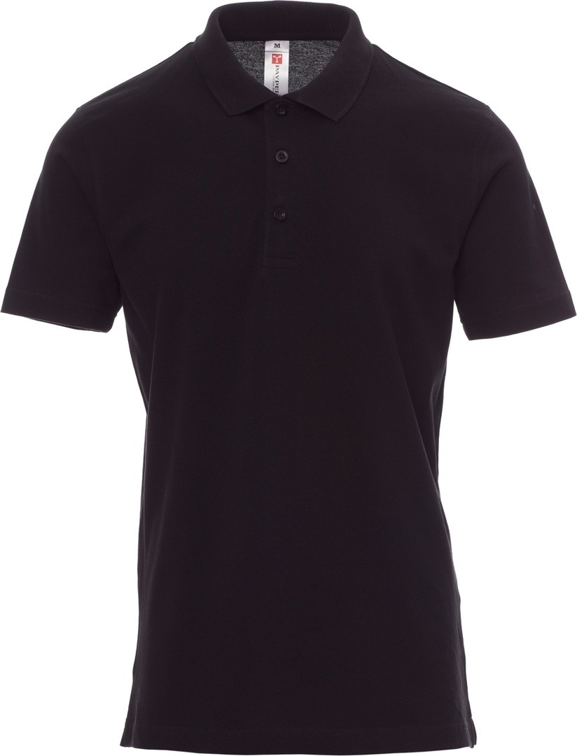 MAJICA KRATKI ROKAV PAYPER ROME ČRNA 2XL POLO