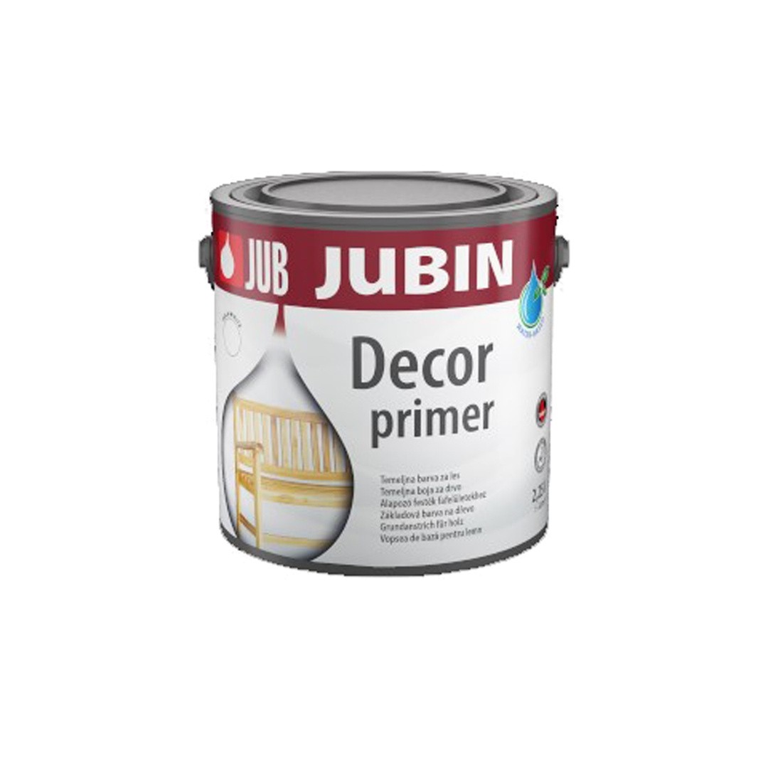 NOTRANJA DEKORATIVNA BARVA JUB DECOR PRIMER BELI 0,75L