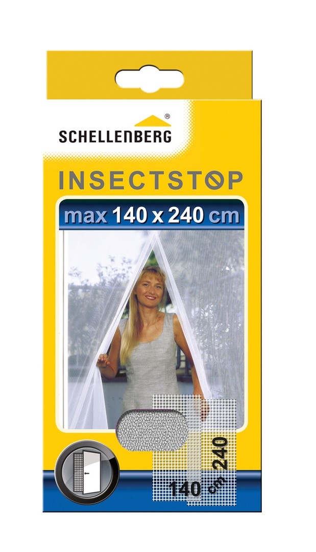 SCHELLENBERG ZAŠČITNA ZAVESA PROTI INSEKTOM ZA VRATA 140X240 CM BELA