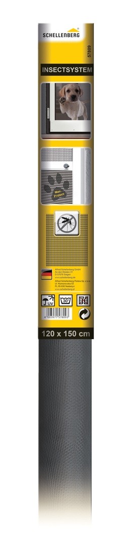 PRIBOR SCHELLENBERG MREŽA PROTI INSEKTOM 120X150 CM ANTRACIT