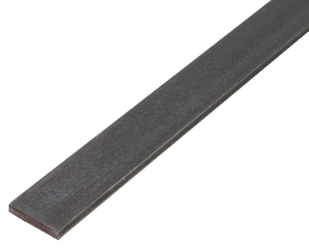 PLOSKA PALICA ALBERTS JEKLO, 25X4X2000 MM VROČE VALJANA