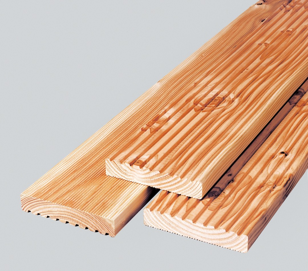 LESENA DESKA ZA TERASO DUGLAZIJA REBRIČENA 2000X145X28 MM