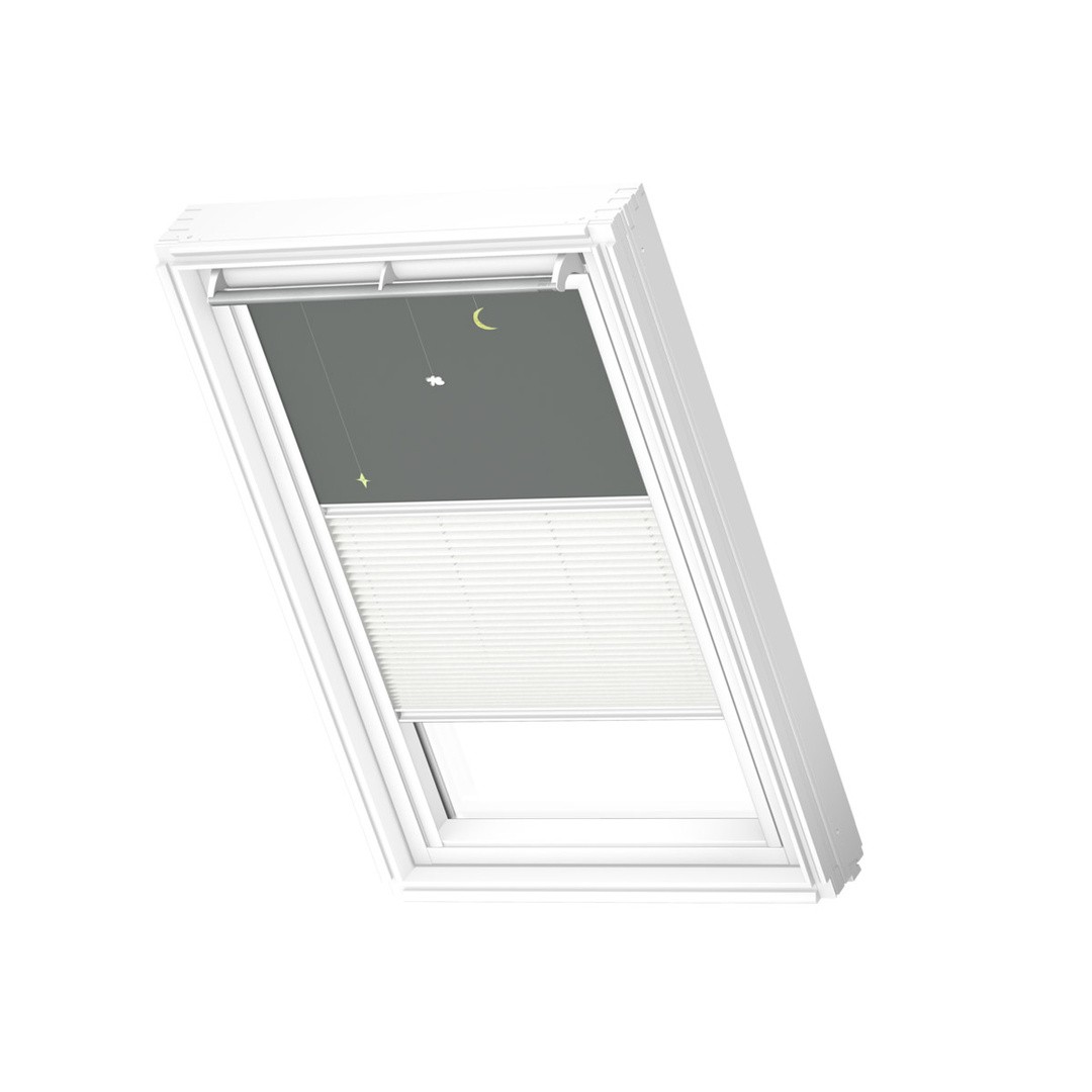 SENČILO ZA STREŠNO OKNO VELUX DFD MK10 4665S ZVEZDICE/BELA
