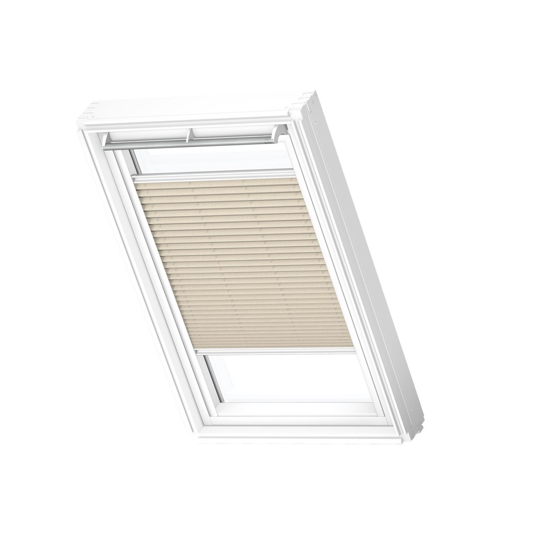 SENČILO ZA STREŠNO OKNO VELUX FML FK06 1283S PLISE, ELEK., SVETLO BEŽ