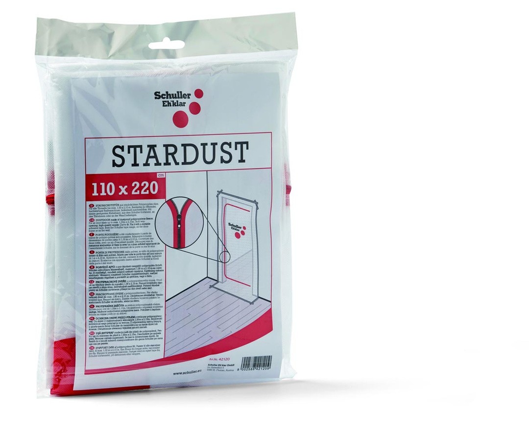 PRIBOR ZA PLESKANJE SCHULLER STARDUST - PROTIPRAŠNA ZAŠČITA ZA VRATA 1.1X2.2M