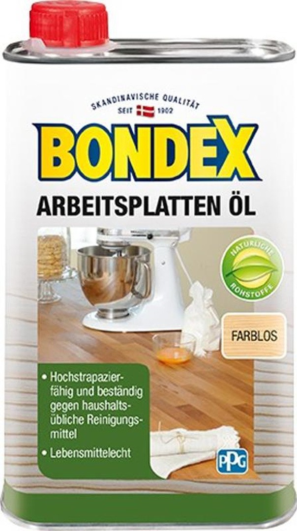 OLJE ZA LES BONDEX ZA DELOVNE POVRŠINE 0.25 L