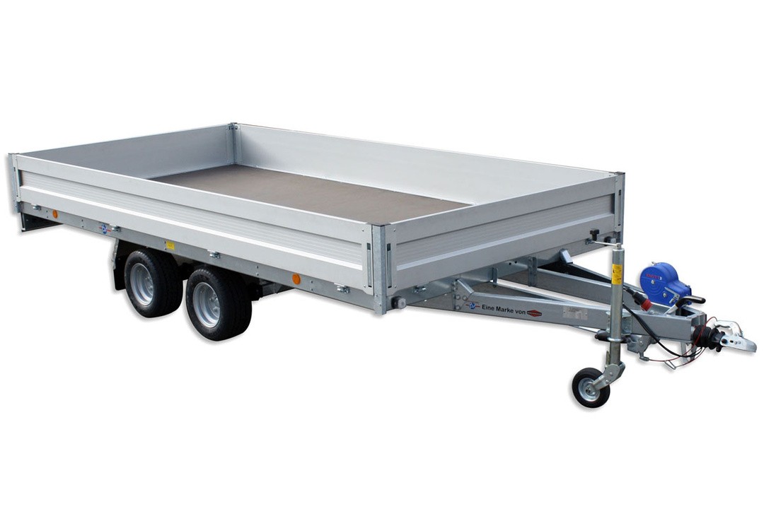 PRIKOLICA ZA AVTOMOBILE TPV TBH 4520/27 B AL-STRANICE Z VITLO IN RAMPO