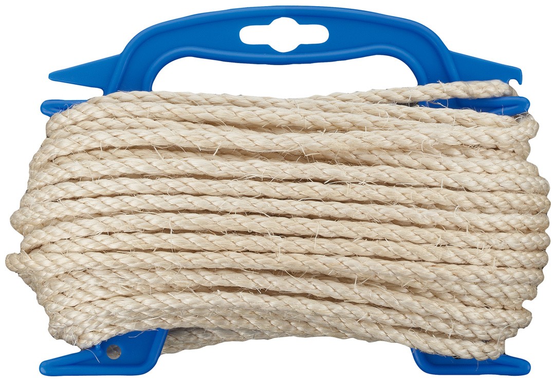 VEČNAMENSKA VRV DÖRNER + HELMER SISAL NARAVNA 6 MM 20 M NOSILNOST 30KG