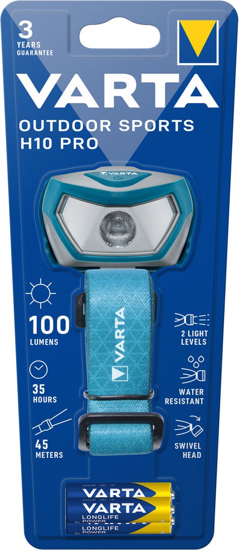 NAGLAVNA SVETILKA VARTA H10 PRO OUTDOOR SPORTS
