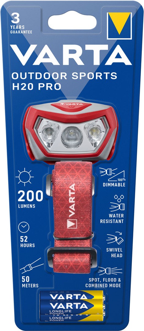 NAGLAVNE SVETILKE VARTA H20 PRO OUTDOOR SPORTS