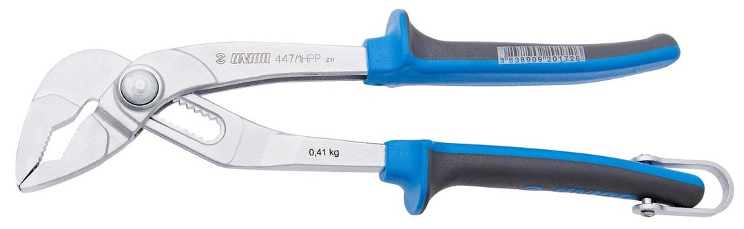 UNIVERZALNE KLEŠČE Z GUMBOM ZA VARNO DELO NA VIŠINI UNIOR 240 MM ART. 447/1HPP-H (626343)