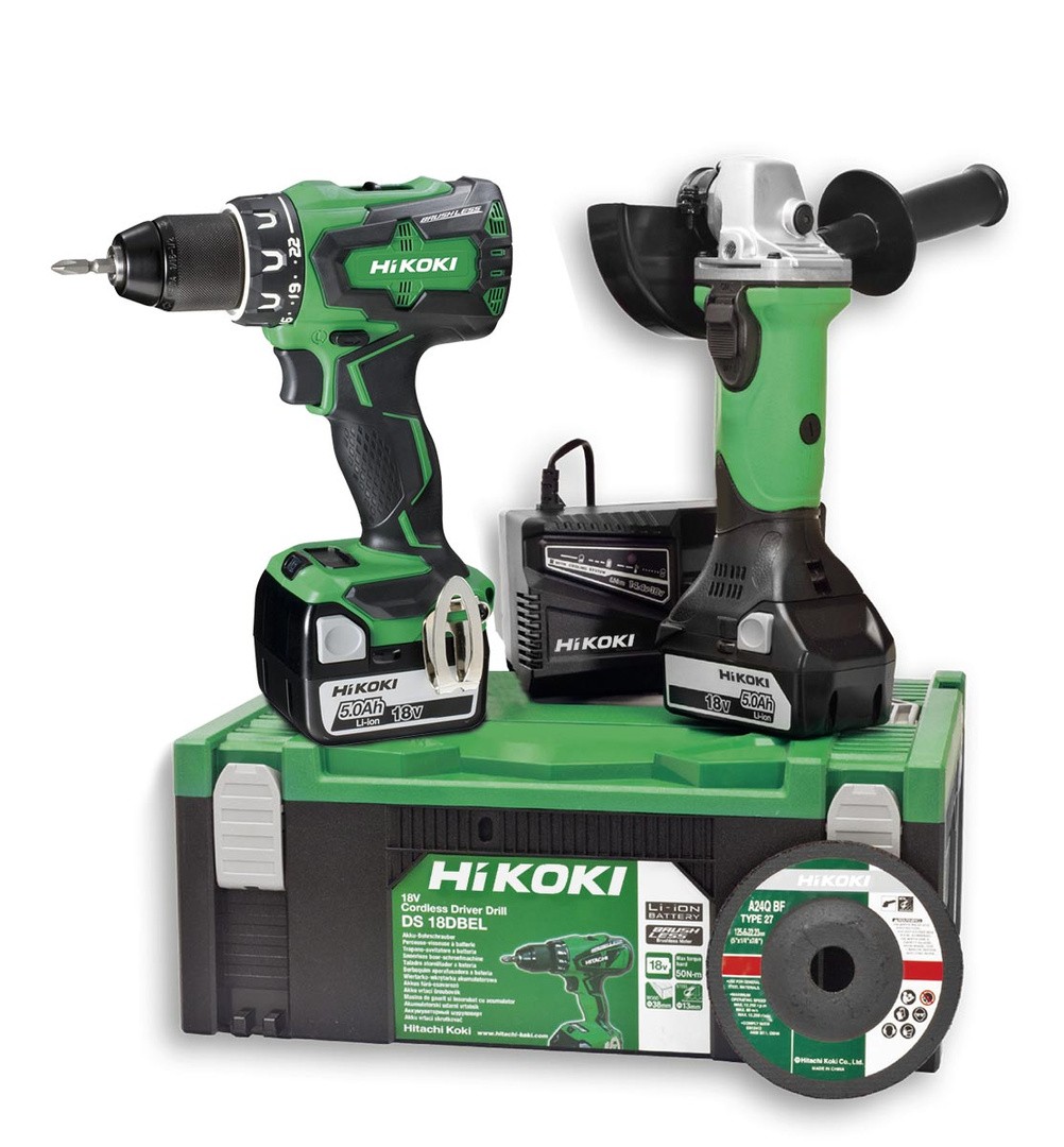 AKUMULATORSKI SET HIKOKI PROFISET8 DS18DBSL + G18DSL2