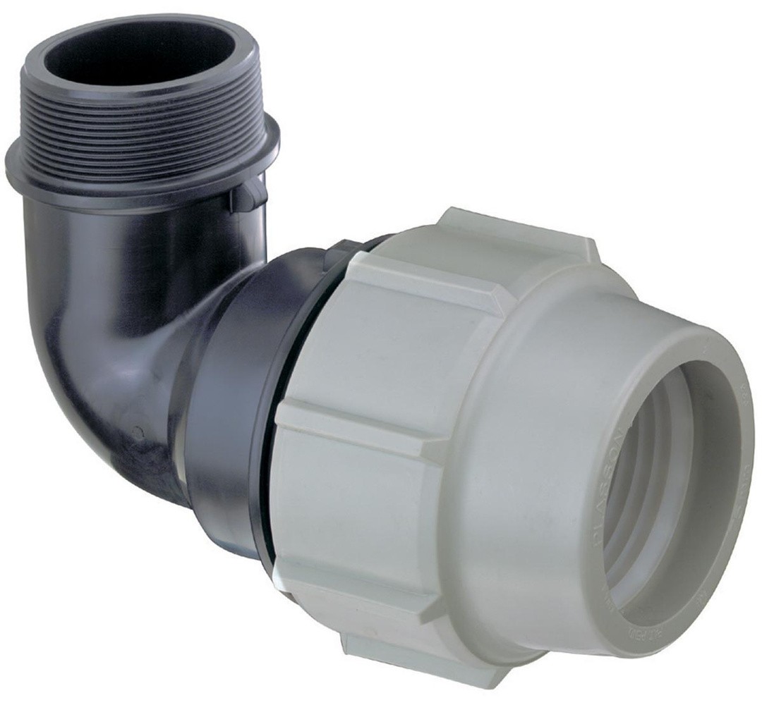 FITING ZA ALKATEN PLASSON S. 1 KOLENO ENOJNO ZN 20-19 MM (3/4)