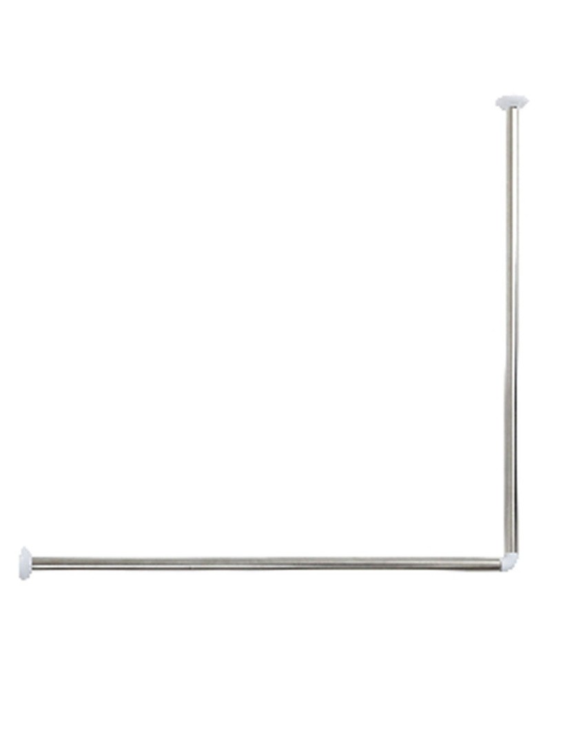 KOPALNIŠKI DODATKI TENDANCE DRŽALO KOTNO ZAVESE ZA KAD 90-90CM INOX