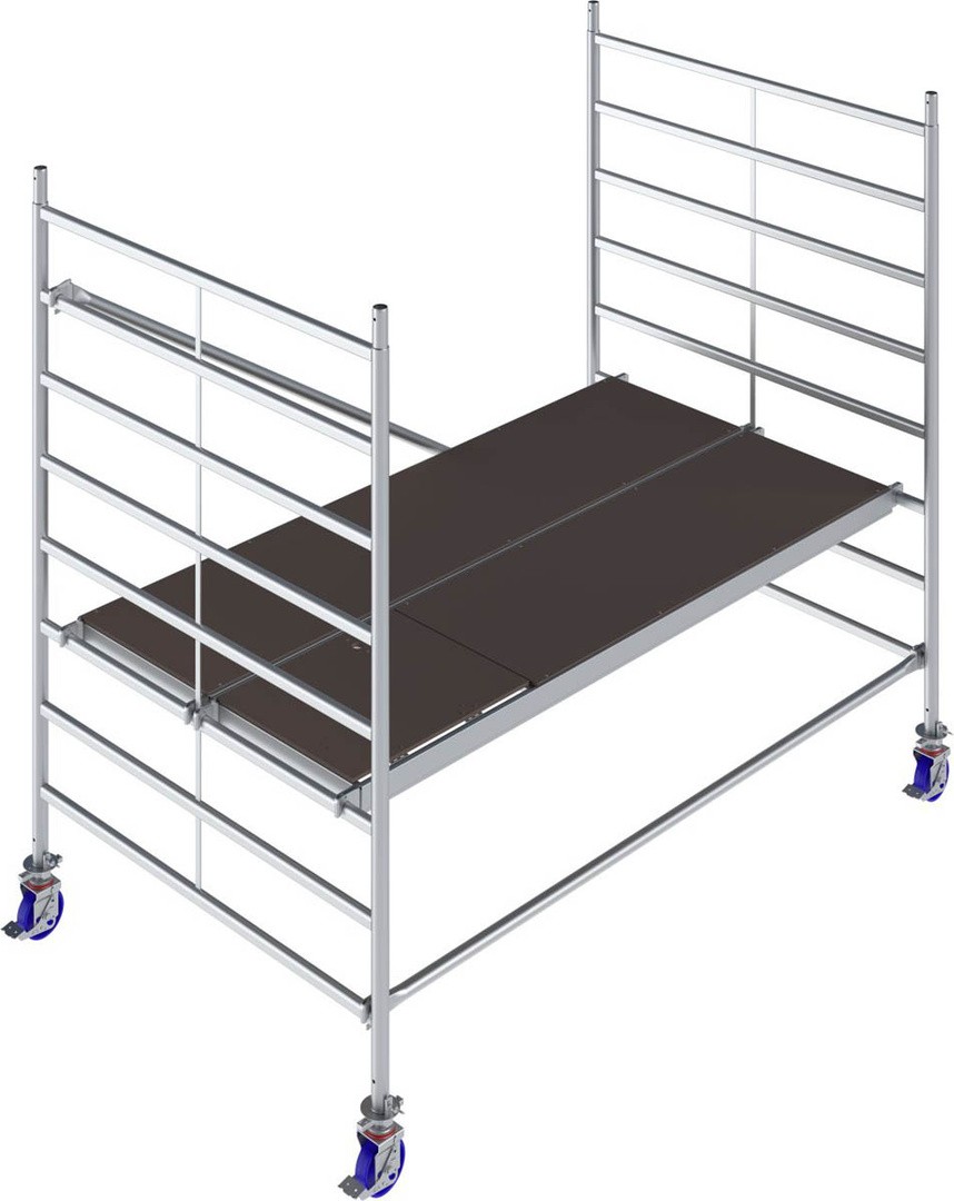 ALUMINJASTI ODER KRAUSE STABILO PODEST 2.5X1.5M S50 DELOVNA VIŠINA 14.40 M