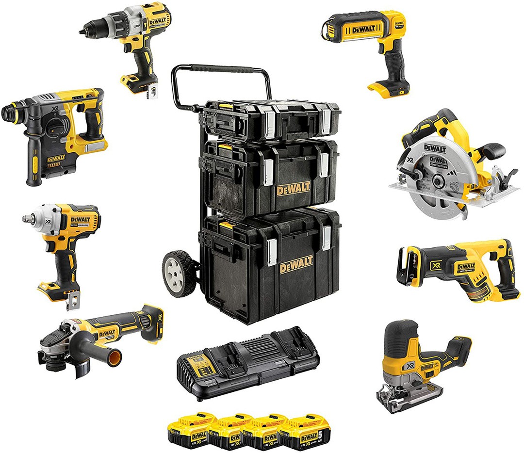 AKUMULATORSKI SET DEWALT DCK856P4