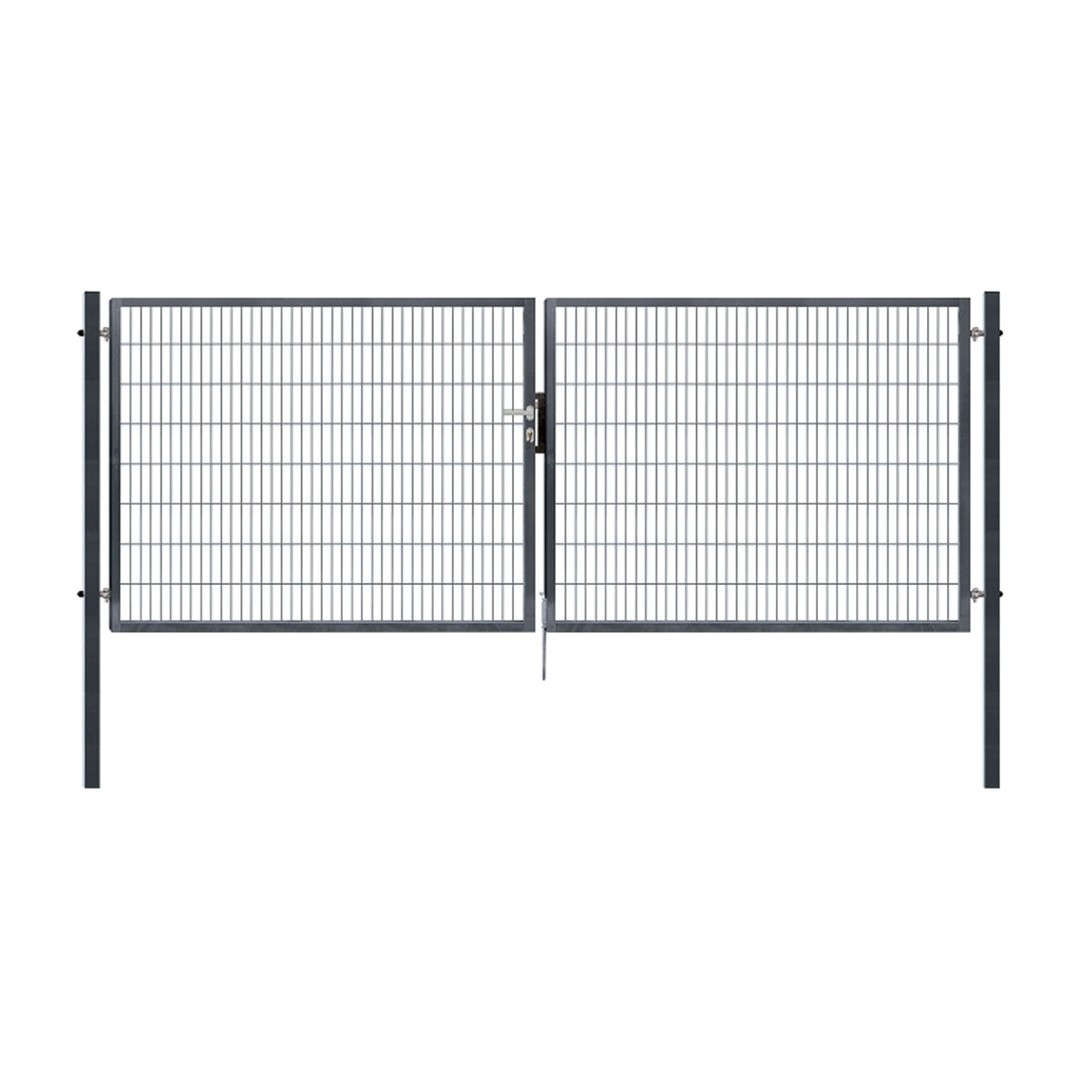 VRATA ZA OGRAJO DVOKRILNA 4.12X0.98M RAL7016 SUPER