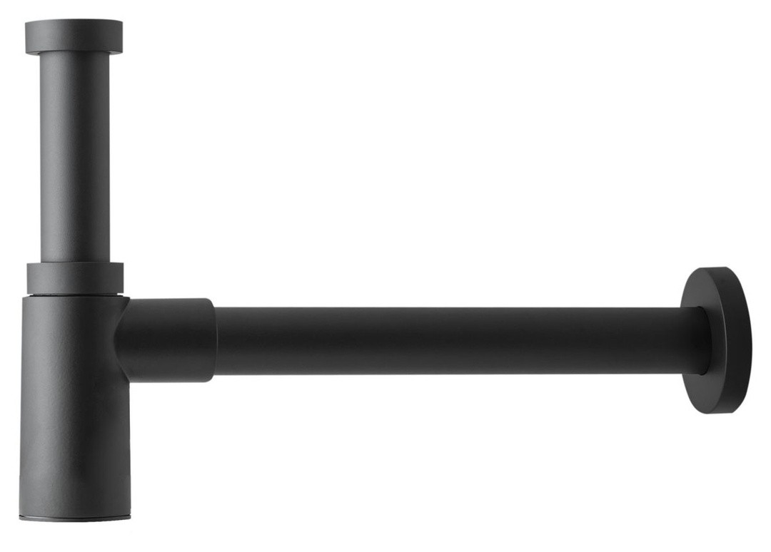 SIFON ZA UMIVALNIK UNITAS 32 MM "T" SPODNJI DEL ČRN