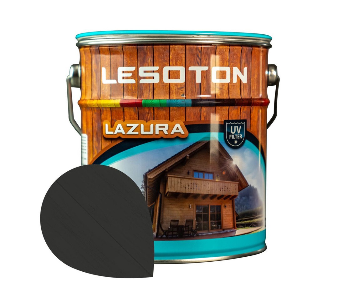 TANKOSLOJNI PREMAZ LESOTON LAZURA ŠT.17 ANTRACIT SIVA 2.5L