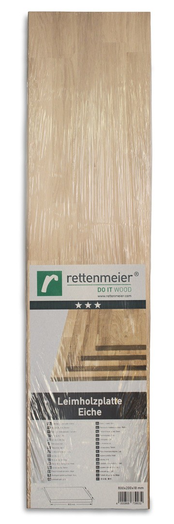 MASIVNA LEPLJENA PLOŠČA HRAST 800X200X18 MM STANDARD
