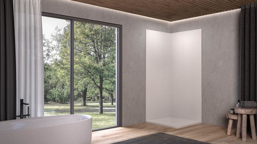 DODATEK ZA KABINO ZA PRH. KOLPA RE-WALL 140X90 H=220 KERROCK 9252 ANDESITE