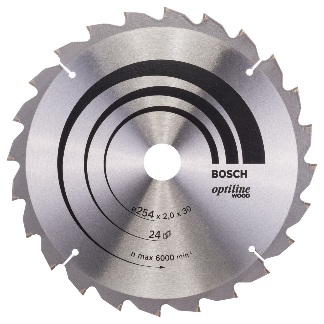 LIST ŽAGE ZA LES WIDIA BOSCH 254X30X2 ZOB 24