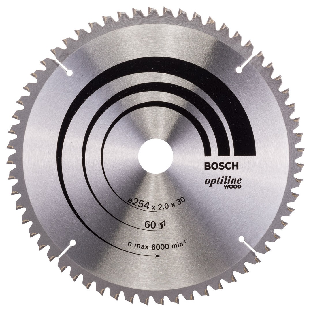 LIST ŽAGE ZA LES WIDIA BOSCH 254X30X2 ZOB 60