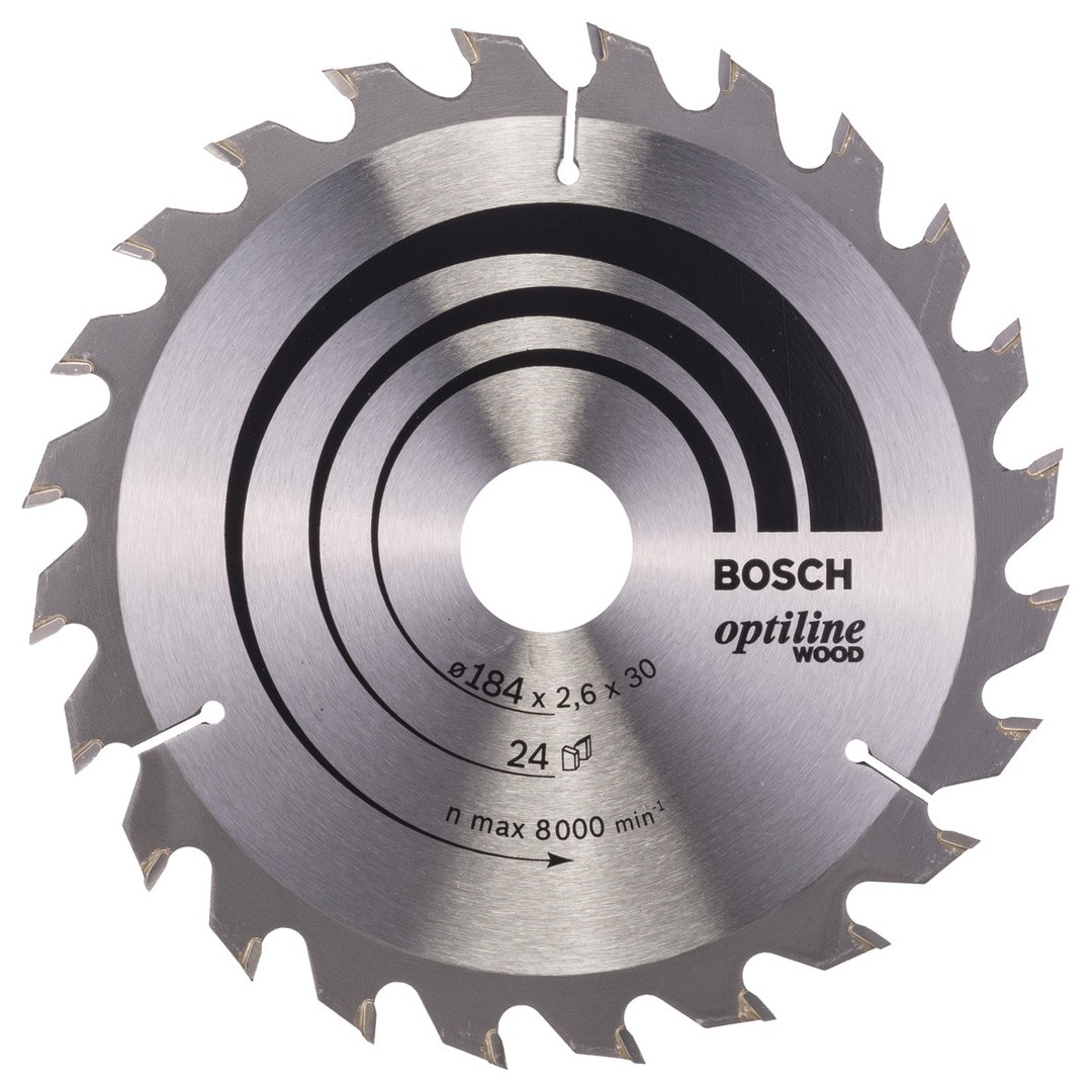 LIST ŽAGE ZA LES WIDIA BOSCH 184X30X2.6 ZOB 24