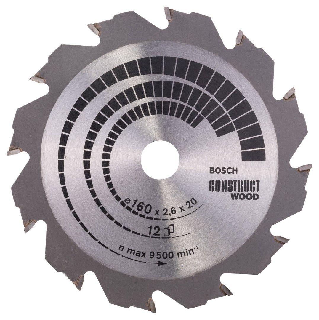 LIST ŽAGE ZA LES WIDIA BOSCH 160X20/16X2.6 ZOB 12