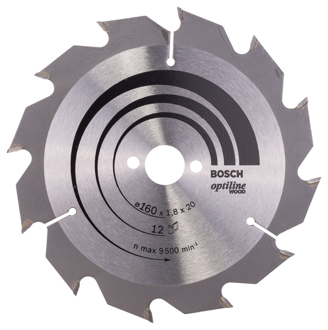 LIST ŽAGE ZA LES WIDIA BOSCH 160X20/16X1.8 ZOB 12