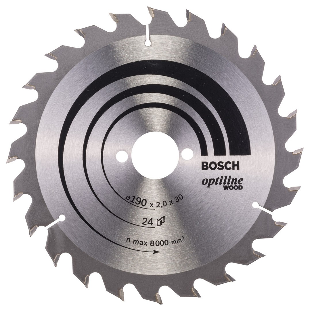 LIST ŽAGE ZA LES WIDIA BOSCH 190X30X2.0 ZOB 24