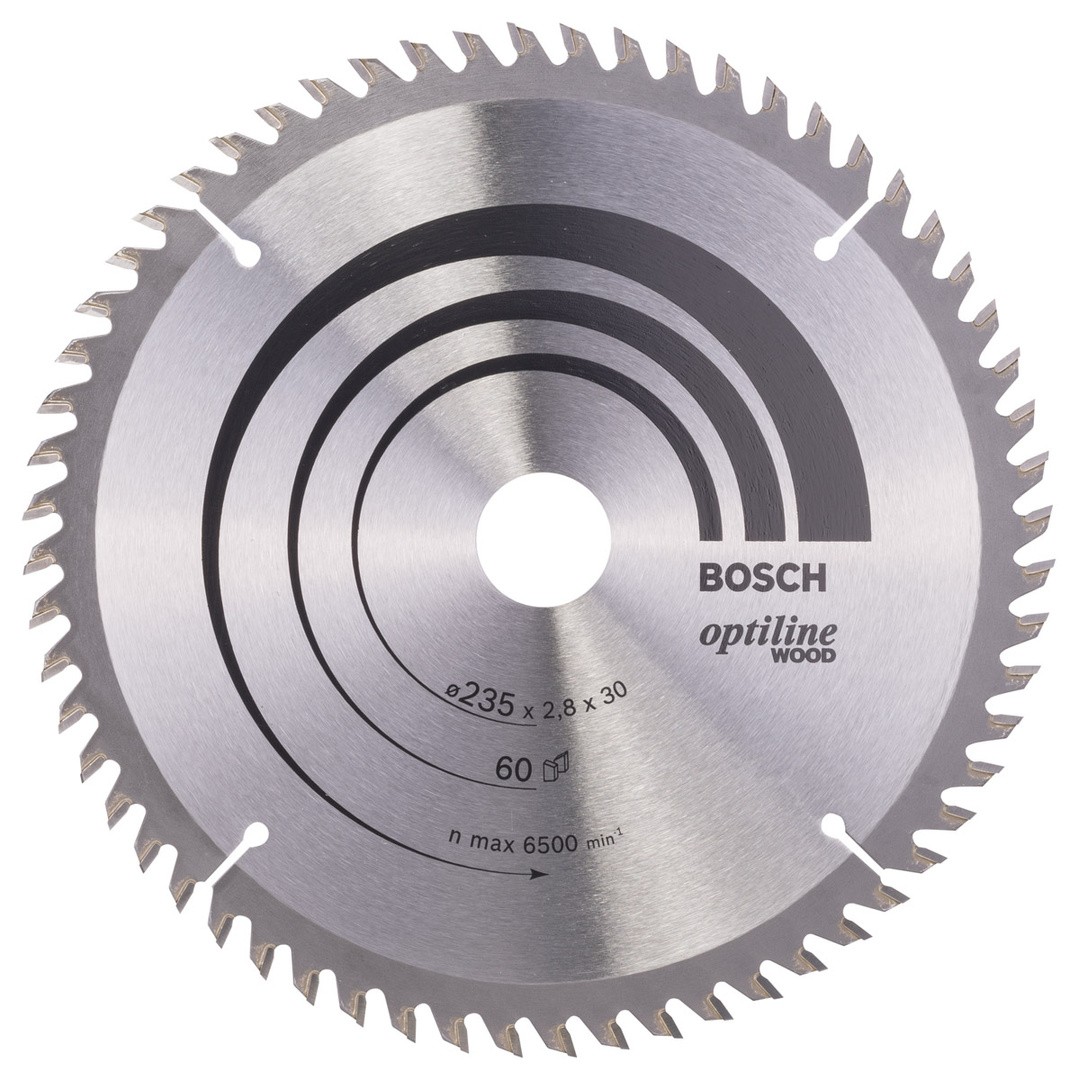 LIST ŽAGE ZA LES WIDIA BOSCH 235X30/25X2.8 ZOB 60