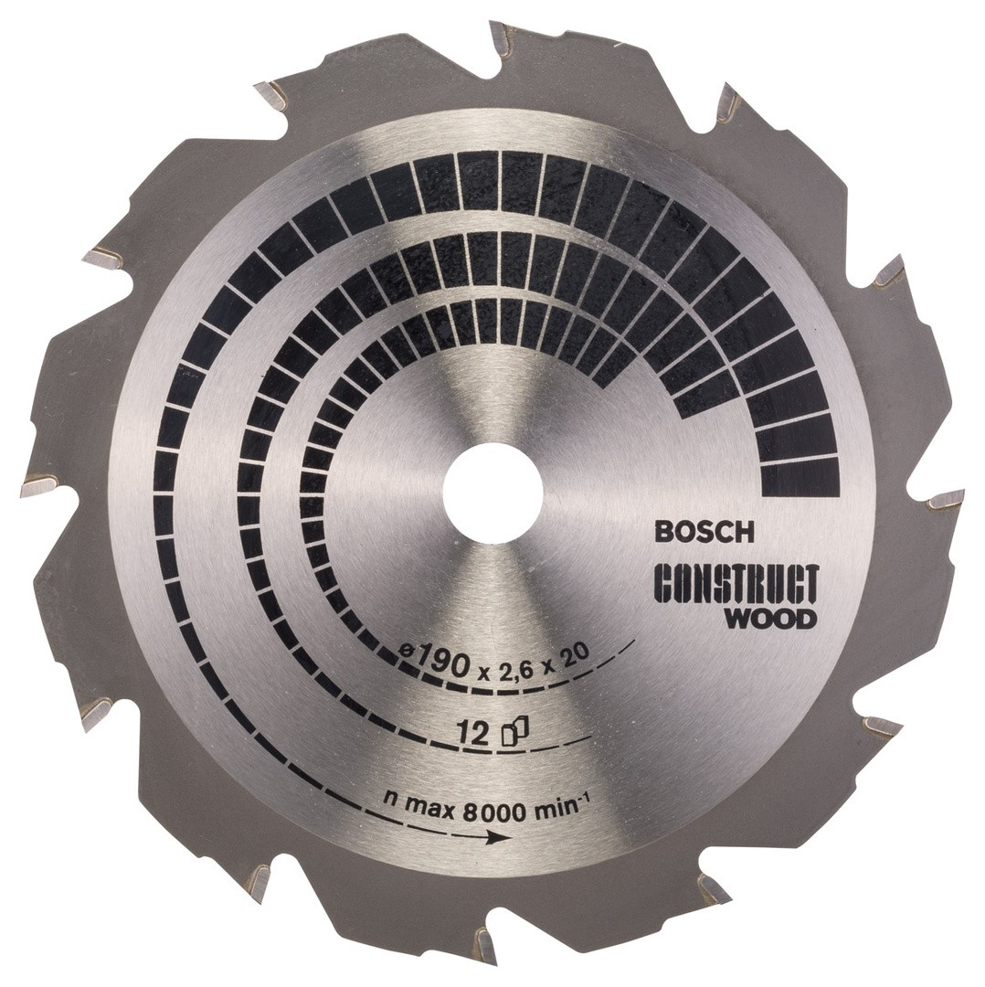 LIST ŽAGE ZA LES WIDIA BOSCH 190X20/16X2.6 ZOB 12