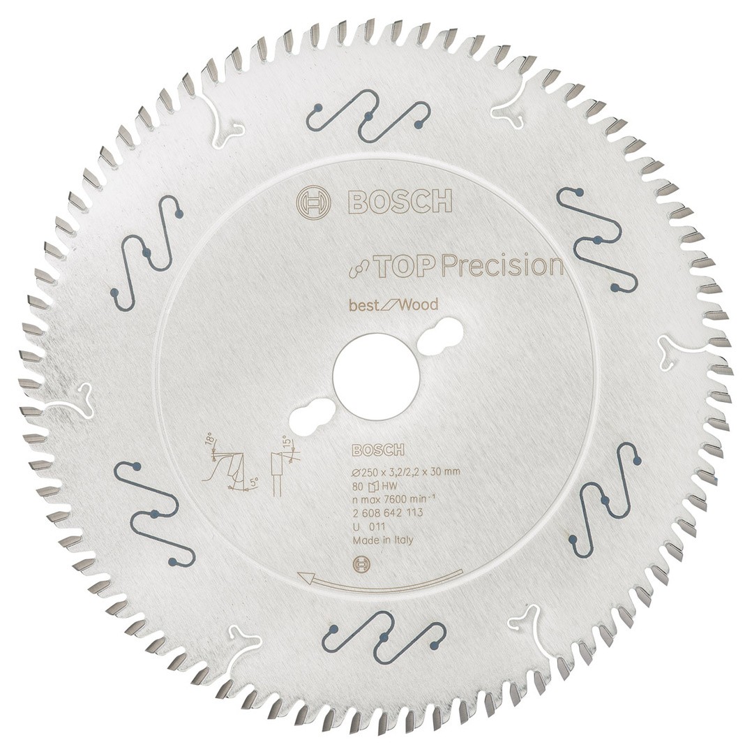 LIST ŽAGE ZA LES WIDIA BOSCH 250X30X3.2 ZOB 80