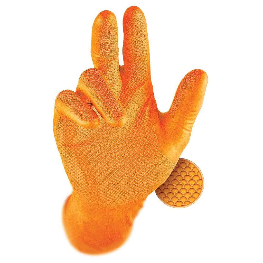 ROKAVICE ZA 1X UPORABO GRIPPAZ ORANŽNE 246 50/1 ŠT. S