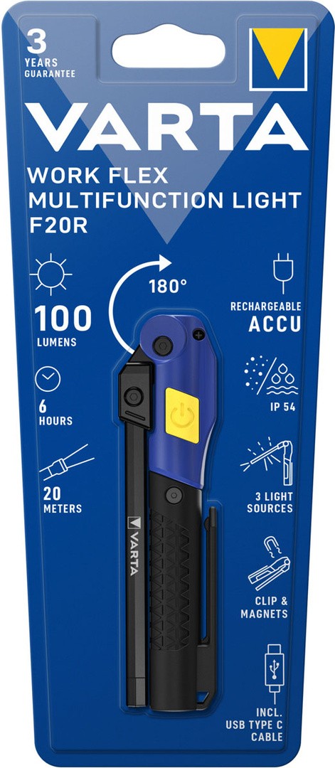 VARTA WORK FLEX MULTIFUNCTION LIGHT F20R