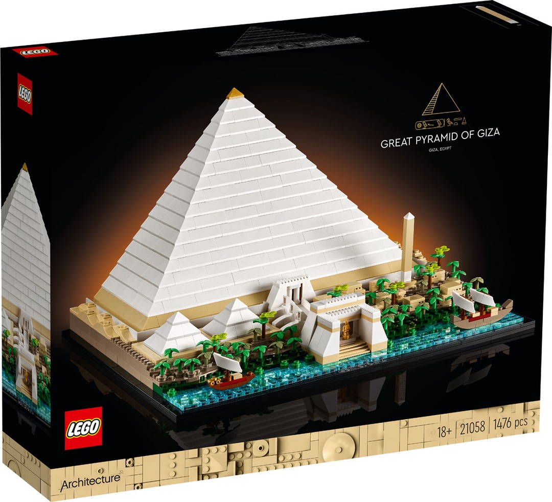 KOCKE LEGO ARCHITECTURE VELIKA PIRAMIDA V GIZI 21058