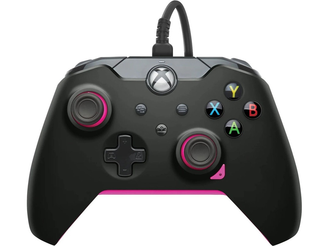 IGRALNI PLOŠČEK PDP XBOX ČRN - FUSE ROZA ŽIČNI