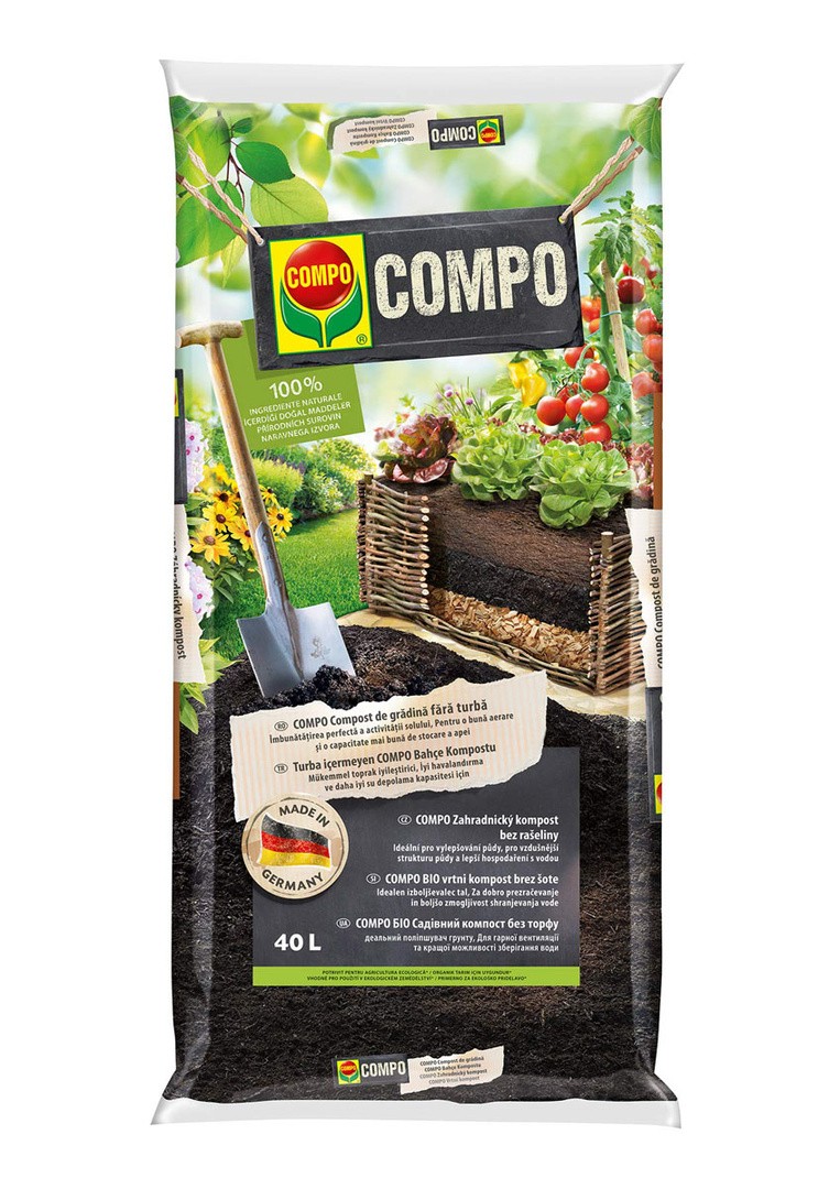 DODATEK ZA ZEMLJO COMPO BIO VRTNI KOMPOST 40 L