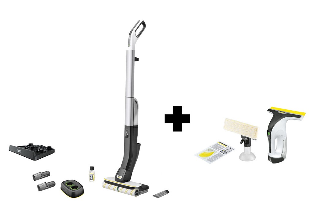 MOKRO-SUHI SESALNIK KARCHER FC 4-4 BATTERY SET 2B DUO + WV 4-4 PLUS