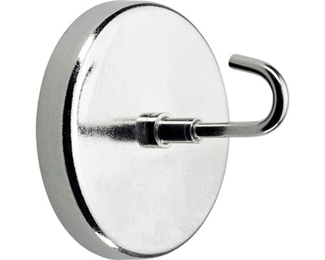 KOVINSKA OBEŠALNA KLJUKA HETTICH DIY MAGNETNA KLJUKA FI 50 MM JEKLO, PONIKLJANA
