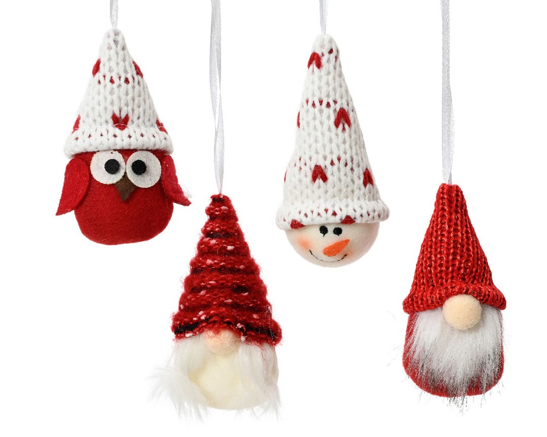 OKRASEK ZA JELKO DECORIS FIGURICE FI 10 CM SORTIRANO