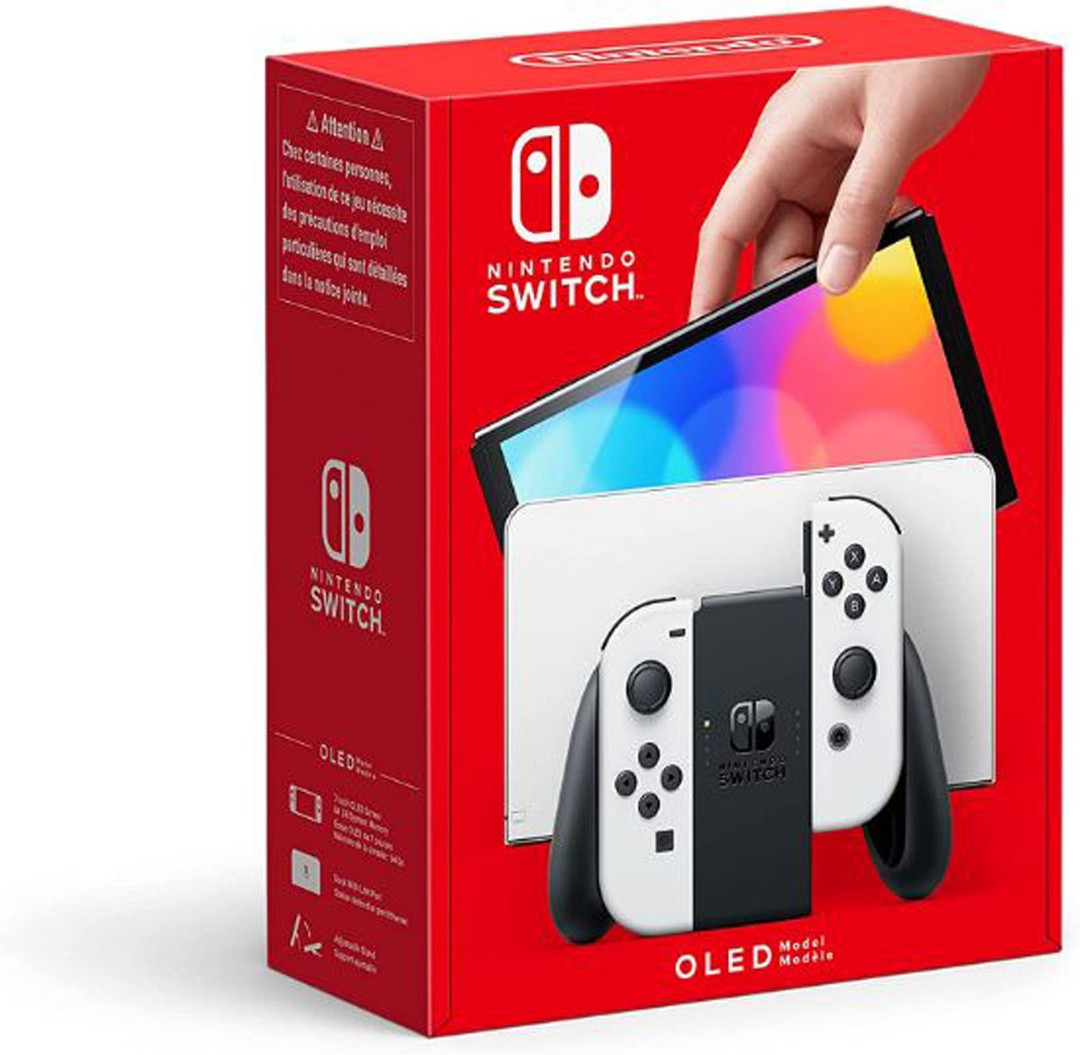 IGRALNA KONZOLA NINTENDO SWITCH OLED BELA