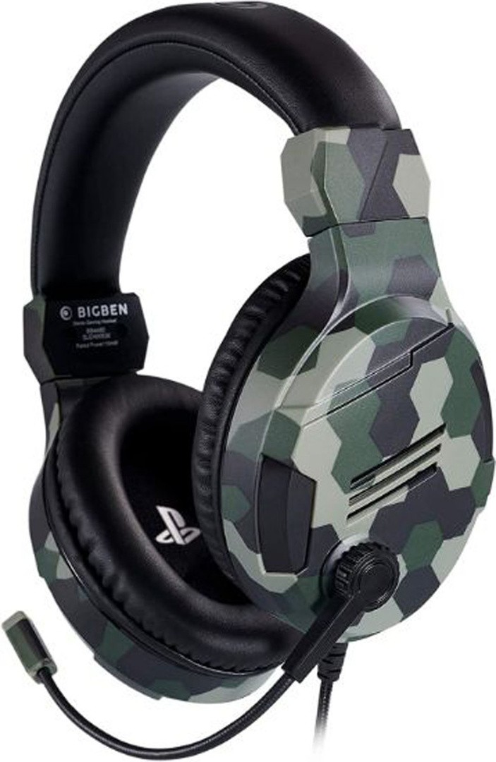 GAMING SLUŠALKE BIGBEN KAMUFLAŽNO ZELENE