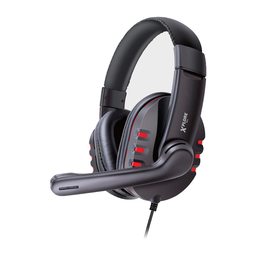SLUŠALKE XPLORE XP562 ČRNO RDEČA