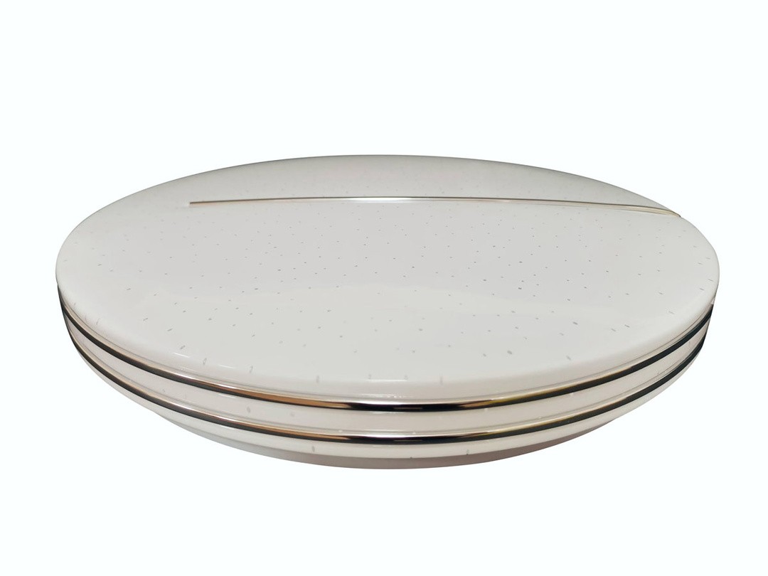 LED SVETILKA SKY NARCISA PVC D380 24W 2600 LM 4000K IP20 SILVER RING