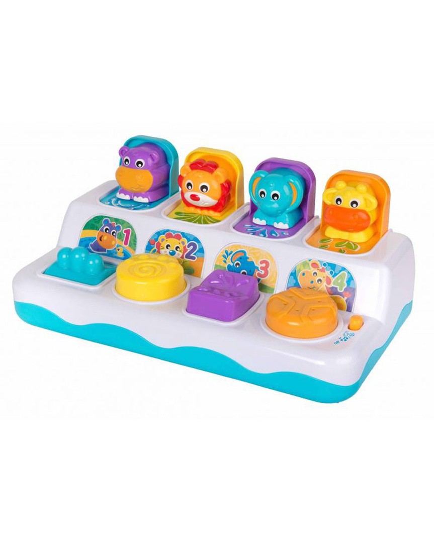PLAYGRO POP UP ŽIVALICE Z LUČKO IN ZVOKOM 4086994
