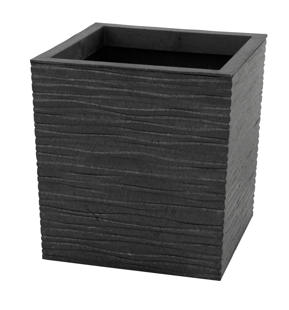 PE ZUNANJI LONEC MULTY HOME SERENITY 36 CM ČRN